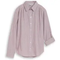 Tom Tailor Chemisier prune / blanc