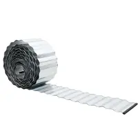 vidaXL Bordure de jardin, 20 m x 15 cm, acier galvanisé, argenté
