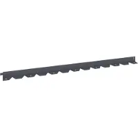 vidaXL Bordure de jardin, 30 pièces, 102 x 4 x 4 cm, acier, anthracite