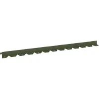 vidaXL Bordure de jardin, 20 pièces, 102 x 4 x 4 cm, acier, vert olive
