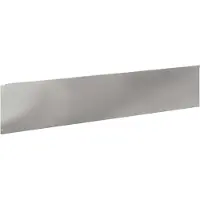 vidaXL Bordure de jardin, 10 pièces, 100 x 22 cm, acier, argenté
