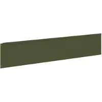 vidaXL Bordure de jardin, 20 pièces, 100 x 22 cm, acier, vert olive