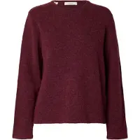 SELECTED WOMEN Pull-over 'SLWLulu' lie de vin