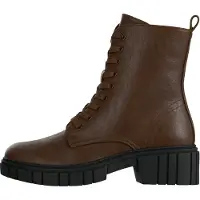 Anna field Bottines à lacets brun foncé