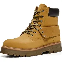 Bershka Bottines à lacets camel / chocolat