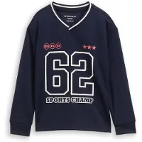 Tom Tailor T-Shirt bleu / blanc
