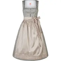 Spieth & Wensky Dirndl 'Karma' taupe