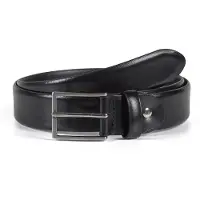 Howard London Ceinture 'Howard Leather Belt Nathan Black' noir