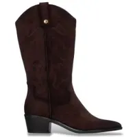 Xti pour femme. 14430804-MARRON Bottes 144308 marron (36), 3 à 5 cm, Fermeture éclair, Casuel