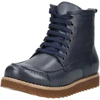 Andrea conti Bottines à lacets bleu foncé