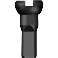 Sapim Polyax, diamètre 12 mm, référence 525079031, écrous pour axe de roue de vélo, 100 pièces, couleur argent. Argent, taille unique