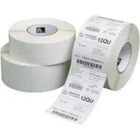 Zebra 76528 (Z-Select 2000T) - (102 mm x 102 mm) 4 rouleaux - Noir sur blanc - Étiquette