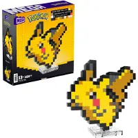 Mega Pikachu Pixel Art 400 Blocks Construction Game Jaune Enfants