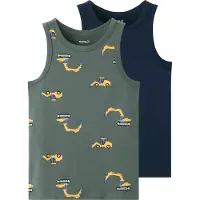 Name it Maillot de corps saphir / bleu foncé / jaune / olive