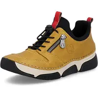 Rieker Chaussure de sport à lacets curry / noir