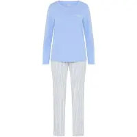 LASCANA Pyjama bleu / blanc