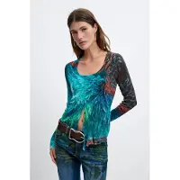 Desigual Cardigan 'M. C. Lacroix' bleu / aqua / rouille