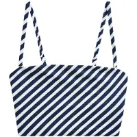 Next Hauts de bikini bleu marine / blanc
