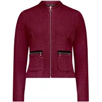 Betty Barclay Veste de survêtement rouge foncé