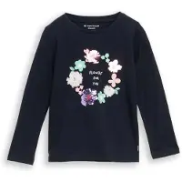 Tom Tailor T-Shirt bleu / mélange de couleurs
