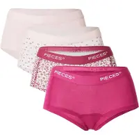 Pieces Culotte noisette / rose / magenta / blanc