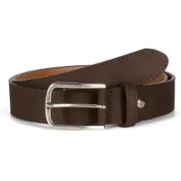 Howard London Ceinture 'Howard Belt Dean Nubuck Dark Brown' brun foncé