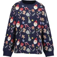 Blue Seven Pyjama bleu foncé / vert clair / rouge / blanc