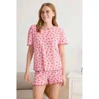 Trendyol Shorty mauve / rose / rouge / lie de vin
