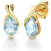 Diamant L'Eternel Boucles d'oreilles 'Ohrringe aus 585 Gelbgold mit Topas' or