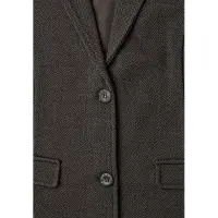 Street One Femmes, Veston, Blazer « QR Dessin Basic », Marron, (44)