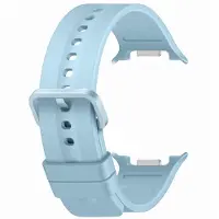 Samsung Bracelet Sport original pour Galaxy Watch 9 (40/44mm) / Watch 8 (40/44mm) / Classic (46mm) - Taille M/L - Bleu