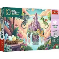 Trefl Puzzle de 100 pièces : Le chevalier Treflik et les dragons