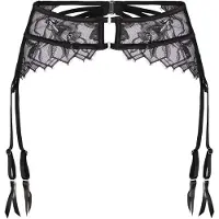 Hunkemoller Porte-jarretelles 'Bea' noir