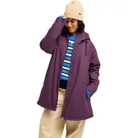 Roxy - Veste imperméable à capuche - Rain Road Polar Zip Jacket Blackberry Wine - Taille XS - Bordeaux