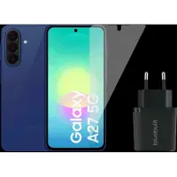 Samsung Galaxy A27 256 Go Bleu 5G + Pack d'Accessoires de Base