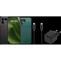 Fairphone 6 256 Go Noir 5G + Pack d'Accessoires Complet