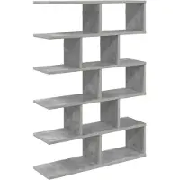 vidaXL Étagère Murale Gris béton 70 x 20 x 100 cm Bois d'ingénierie