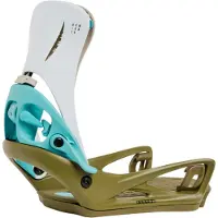 Burton - Fixations de snowboard - Step On Genesis White/Drdmss en Nylon - Taille 41,5-43,5 - Vert