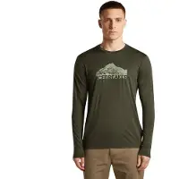 Icebreaker 150 Tech Lite Aorakiexplorer Long Sleeve T-shirt Vert 2XL Homme