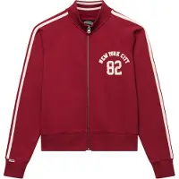 Superdry Athletic Applique Track Top Full Zip Sweatshirt Rouge S Femme