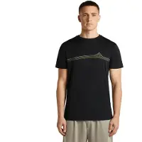 Icebreaker T-shirt à Manches Courtes 150 Tech Lite Range Stripes