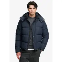 Superdry pour homme. M5012429A Manteau à capuche Premium bleu marine (M), Casuel, Polister recyclé