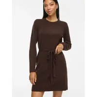 Vila Robes en maille 'VILIGA' brun foncé