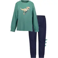 Blue Seven Pyjama beige / bleu marine / sapin
