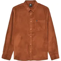 Quiksilver - Chemise en velours côtelé - Smoke Trail Cord Shirt Rawhide en Coton - Taille M - Marron