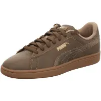 Puma Baskets Smash 3.0 pour hommes, couleur chocolat-taupe, taille UK 10