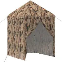 vidaXL , tente pop-up avec 4 parois, dimensions 2 x 2 mètres, camouflage forêt