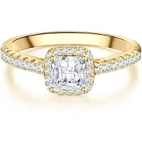 Trilani Bague jaune d'or / transparent