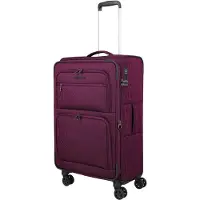 Travelite Valise à roulettes CUBIS 4 roues, modèle M, couleur Berry