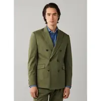 Hackett London pour homme. HM4700080 Americana Cott Stretch vert olive (40/32), Classique, Modal